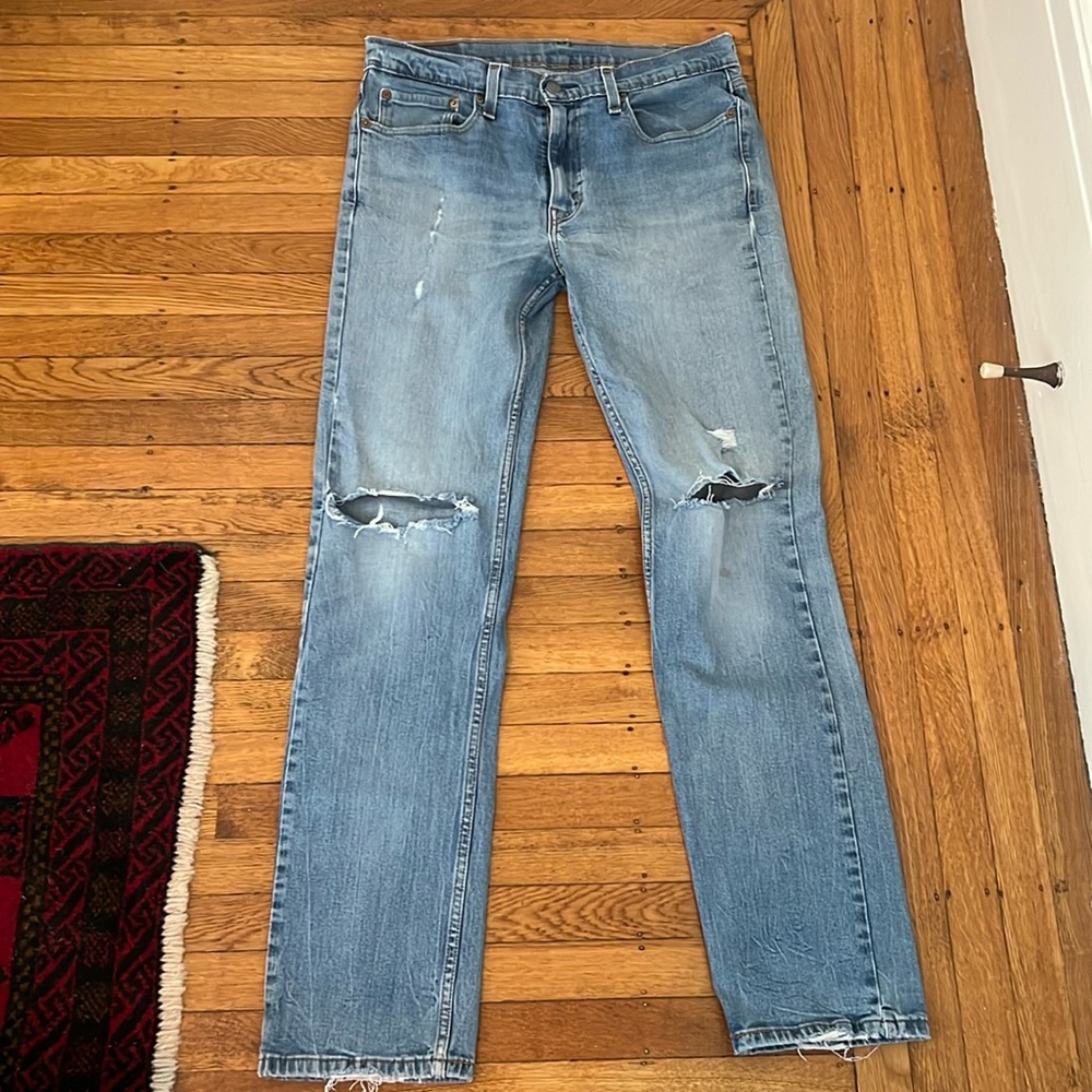 Levi's Classic Blue Straight Leg Jeans